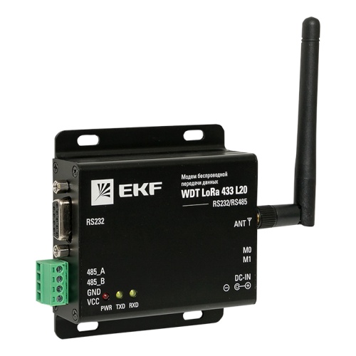Модем беспроводной передачи данных WDT LoRa 433 L20 PROxima | код  wdt-L433-20 | EKF